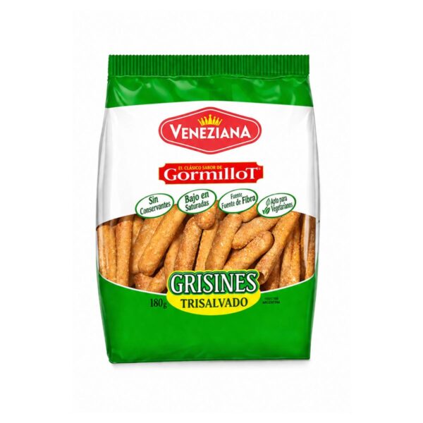 VENEZIANA  GRISINES TRISALVADO X180G
