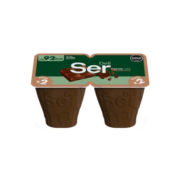 POSTRE SABOR CHOCOLATE 2X95G 190G