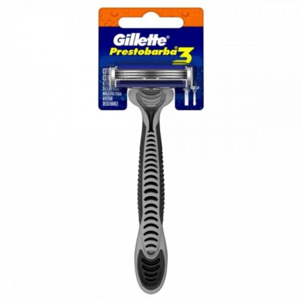 GILLETTE PRESTOBARBA 3 GRIS X1