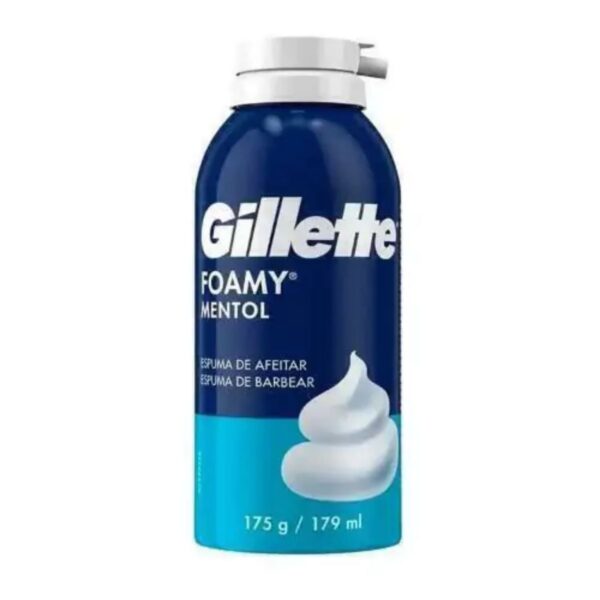 GILLETTE ESPUMA FOAMY MENTOL X175G(12)