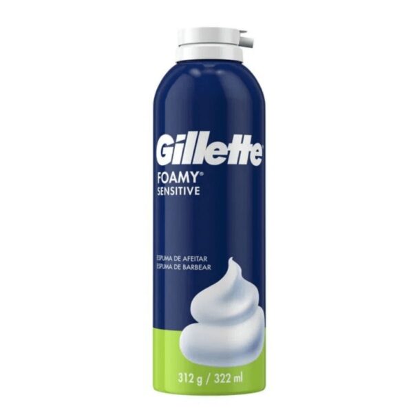 GILLETTE ESPUMA FOAMY SENSITIVE X312G(12)