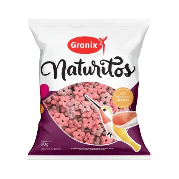 GRANIX NATURITOS FRUTOS ROJOS X90G(10)
