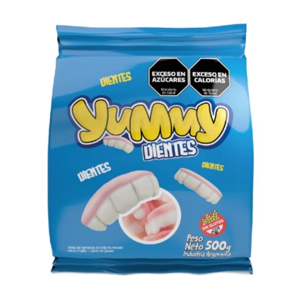 GOMITAS YUMMY X500G DIENTES(6)