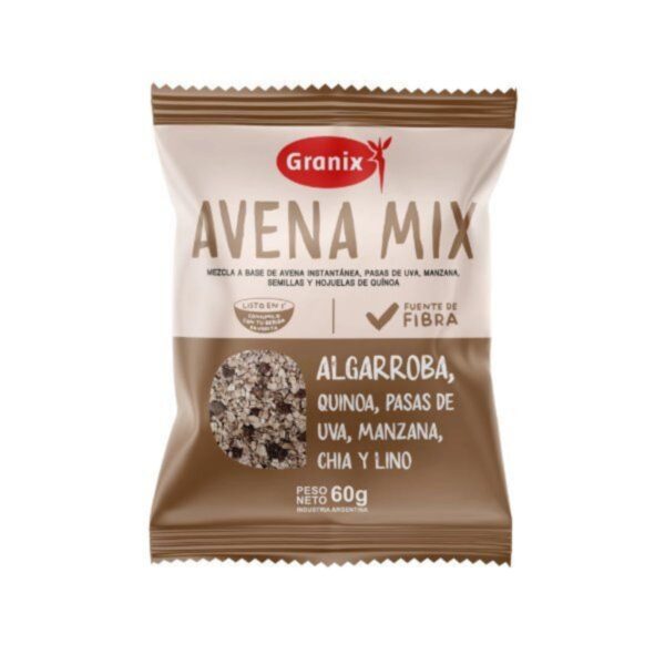 GRANIX AVENA MIX X60G ALGARROBA (12)