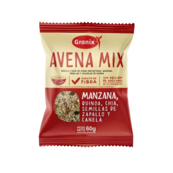 GRANIX AVENA MIX X60G MANZANA (12)