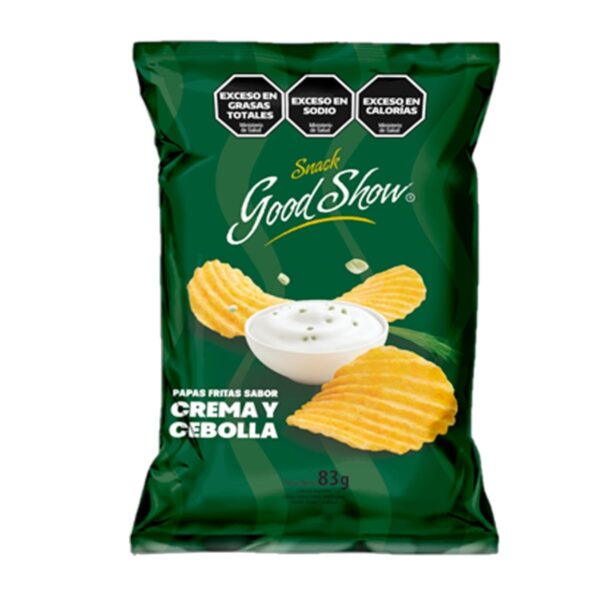 GOOD SHOW PAPAS CREMA Y CEBOLLA X53G