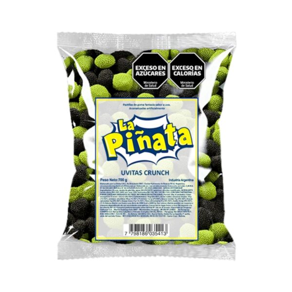 GOMITAS LA PIÑATA UVITAS CRUNCH X700G(8)