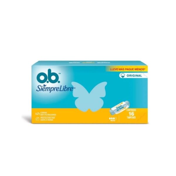 TAMPON OB SIEMPRE LIBRE MEDIO X16U
