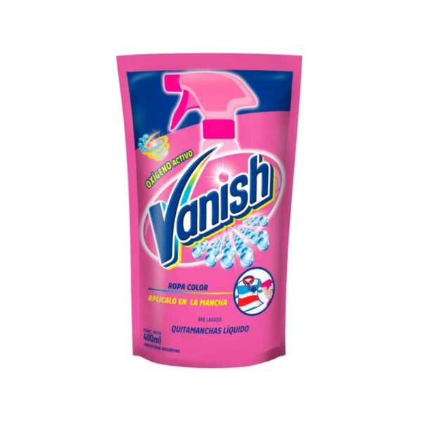 VANISH DP PRE/LAVADO ROPA COLOR X400ML(12)