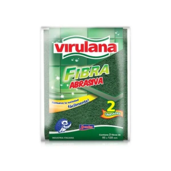 VIRULANA FIBRA ABRASIVA 2U 95X120MM(24)