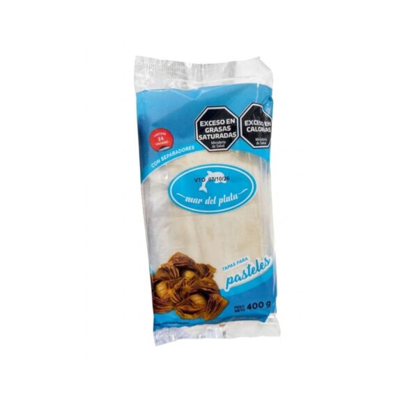 TAPAS P/PASTELES MAR DEL PLATA X400G