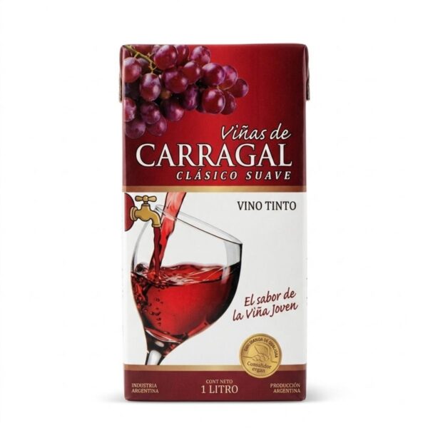 VIÑAS DEL CARRAGAL VINO TINTO X1L