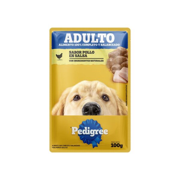 PEDIGRE ADULTO SABOR POLLO EN SALSA  X100G (12)