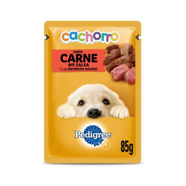 PEDIGREE PERRO CACHORRO SABOR CARNE X85G