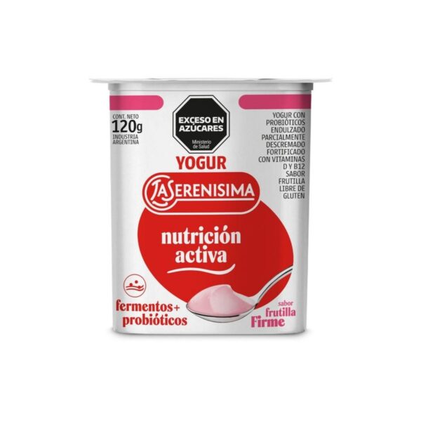 YOGUR LASERENISIMA FRUTILLA FIR X120G NUT. ACT.