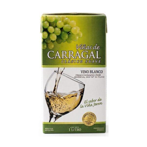 VIÑAS DEL CARRAGAL VINO BCO X1L (12)