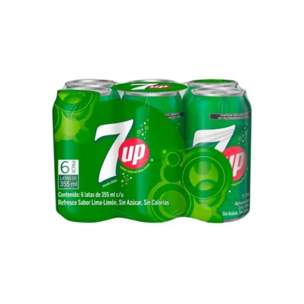 SEVEN UP LATA 6X354ML.
